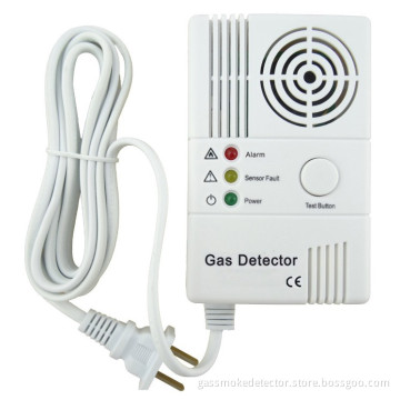 Household Toxic Combustible Gas Detector Analyzers Instruments Fire Alarm Detection For LPG Natural Gas Leakage